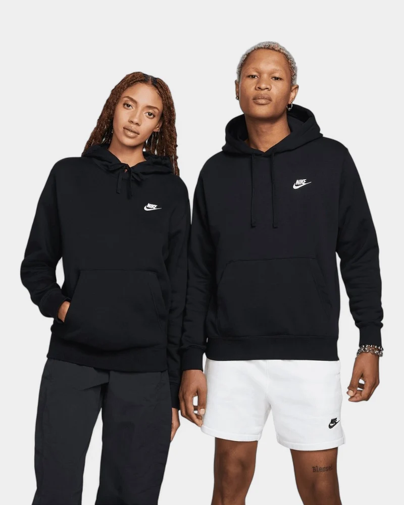 Nike Sportswear Club hoodie zonder rits, te personaliseren