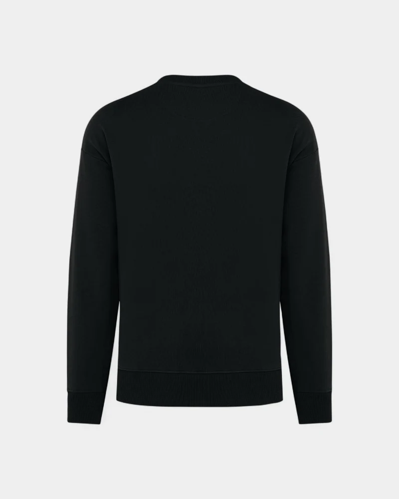 Oversized unisex sweater met ronde hals, te personaliseren