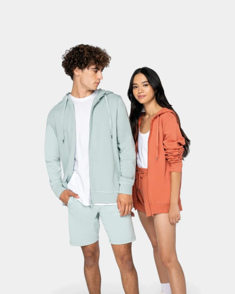 Rits-hoodie Made in Europe, te personaliseren