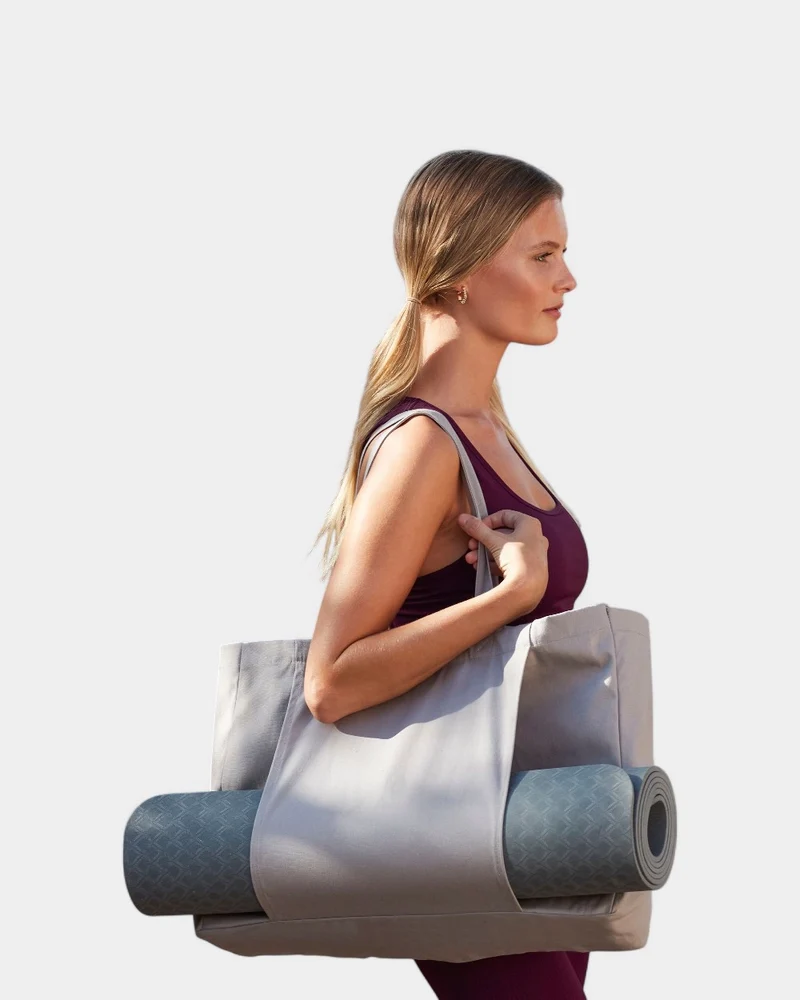 Yogatas van biologisch katoen om te personaliseren