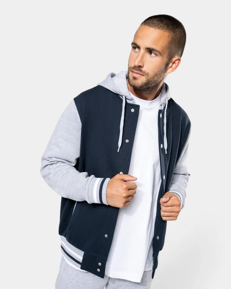Teddy-jack met capuchon unisex, te personaliseren