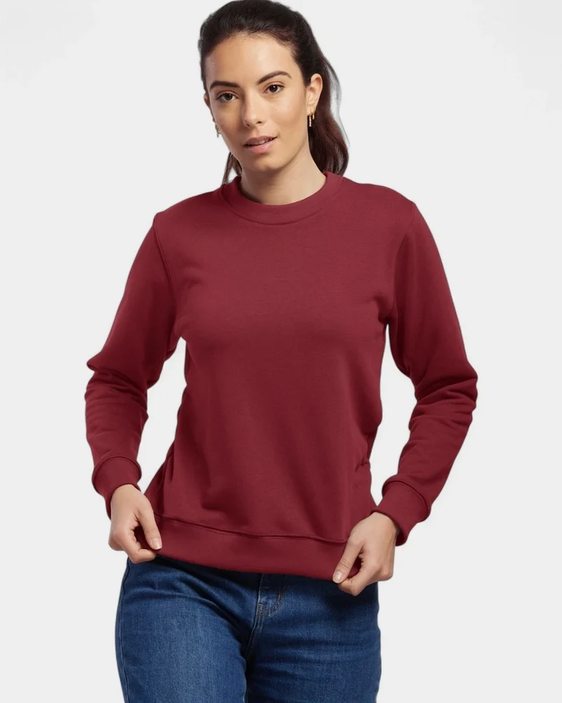 Sweatshirt met ronde hals Made in France, te personaliseren