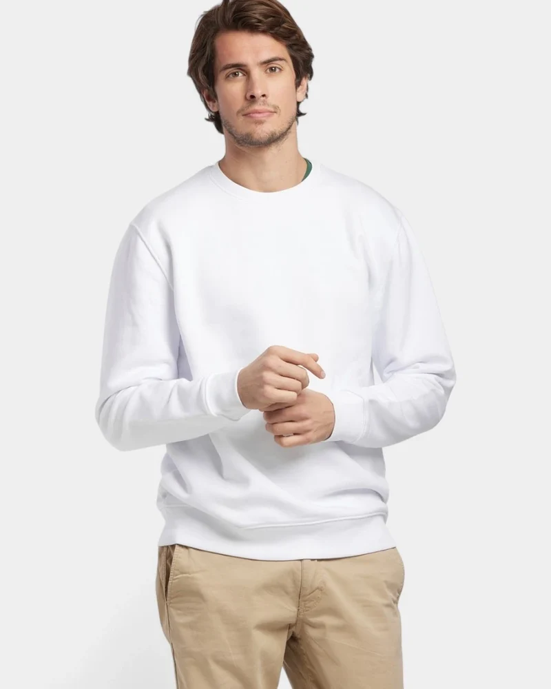 Sweatshirt met ronde hals Made in France, te personaliseren
