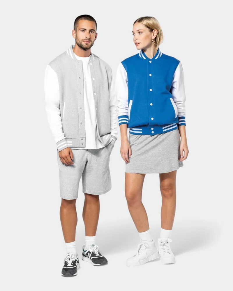 Teddy-jack van fleece unisex, te personaliseren