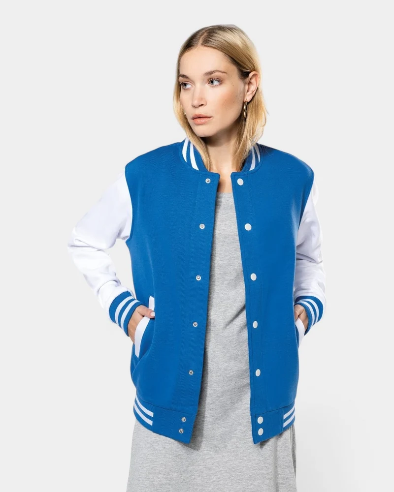 Teddy-jack van fleece unisex, te personaliseren