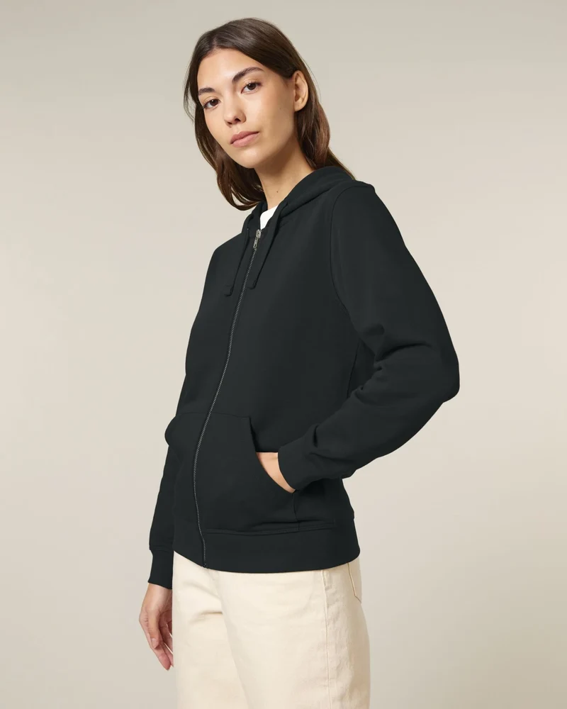 Hoodie met rits Stanley/Stella Mixer om te personaliseren