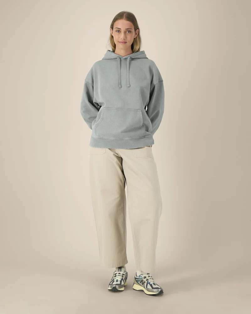 Hoodie oversized biologisch katoen om te personaliseren