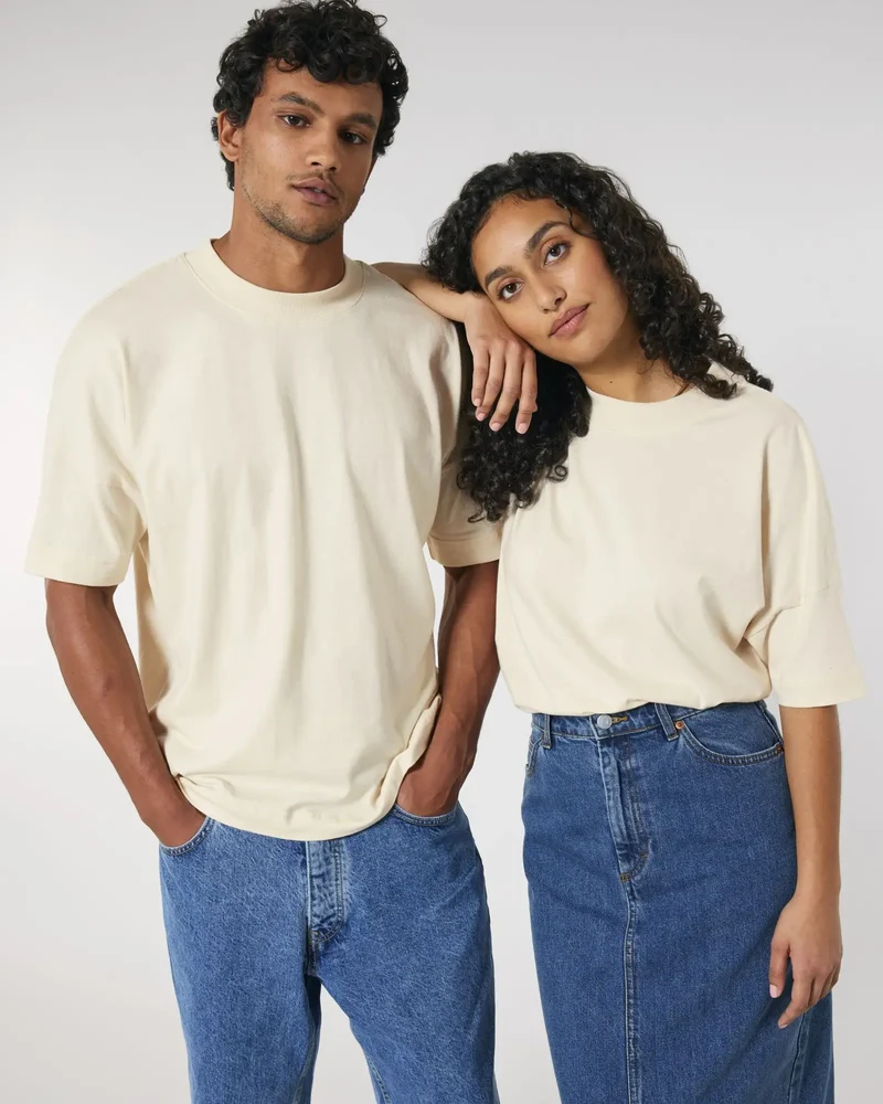 T-shirt oversized Stanley/Stella om te personaliseren